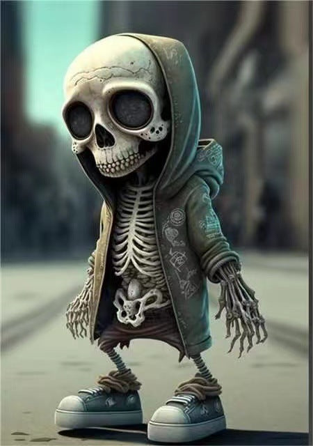 Skeleton Figurines Doll