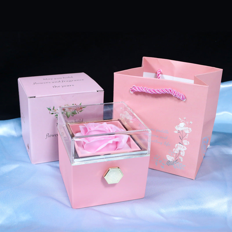 Rose Flower Gift Box