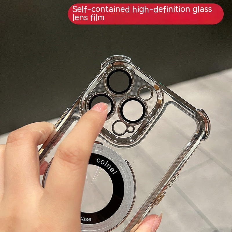 Electroplating Bracket Magnetic Phone Case