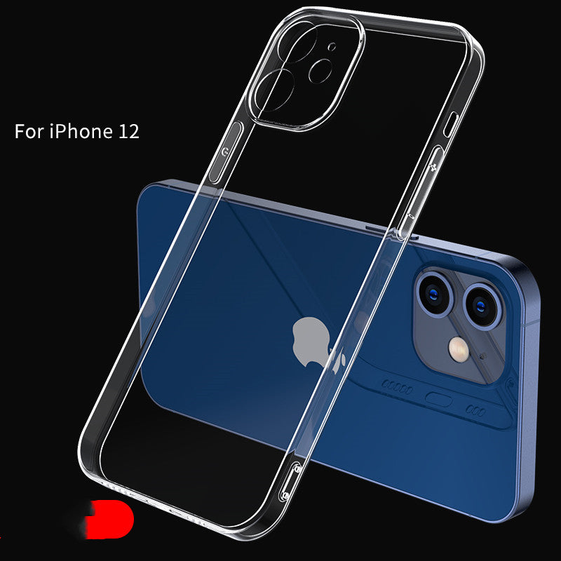 silicone anti drop transparent iphone case