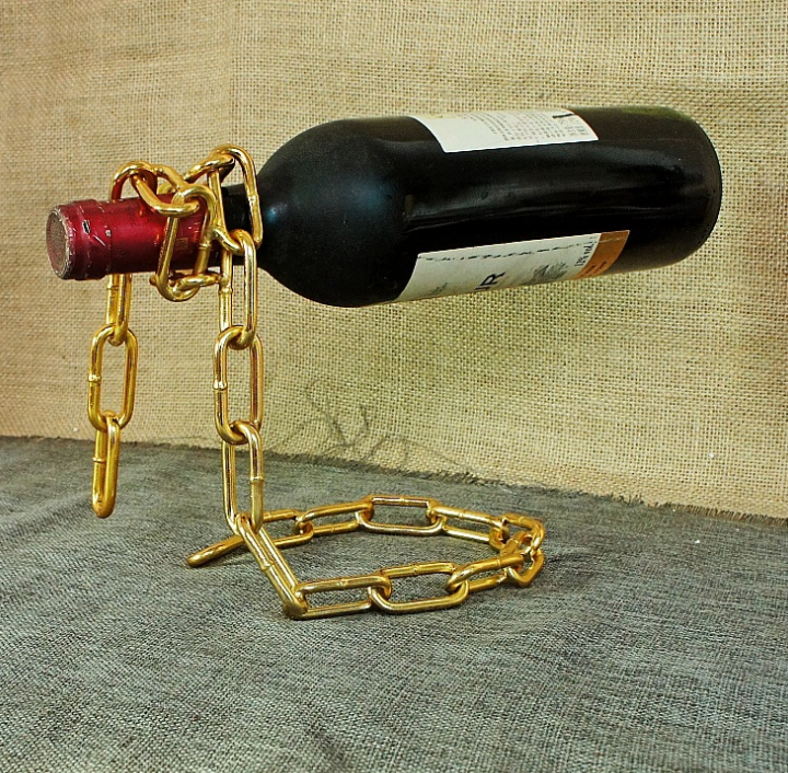 Floating Wine Bottle Holder Rope Lasso Wine Rack