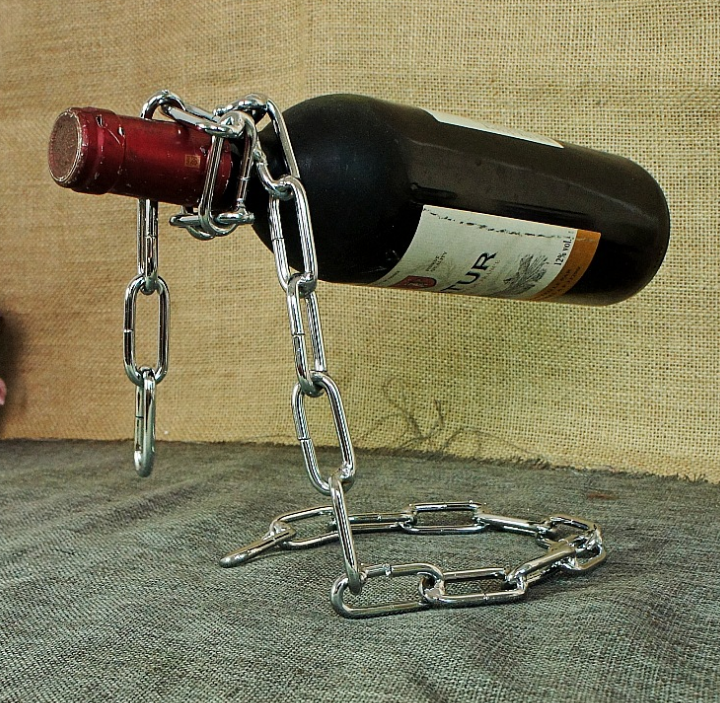 Floating Wine Bottle Holder Rope Lasso Wine Rack