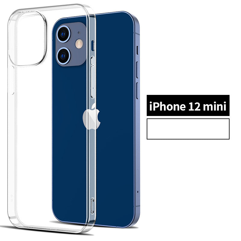 silicone anti drop transparent iphone case