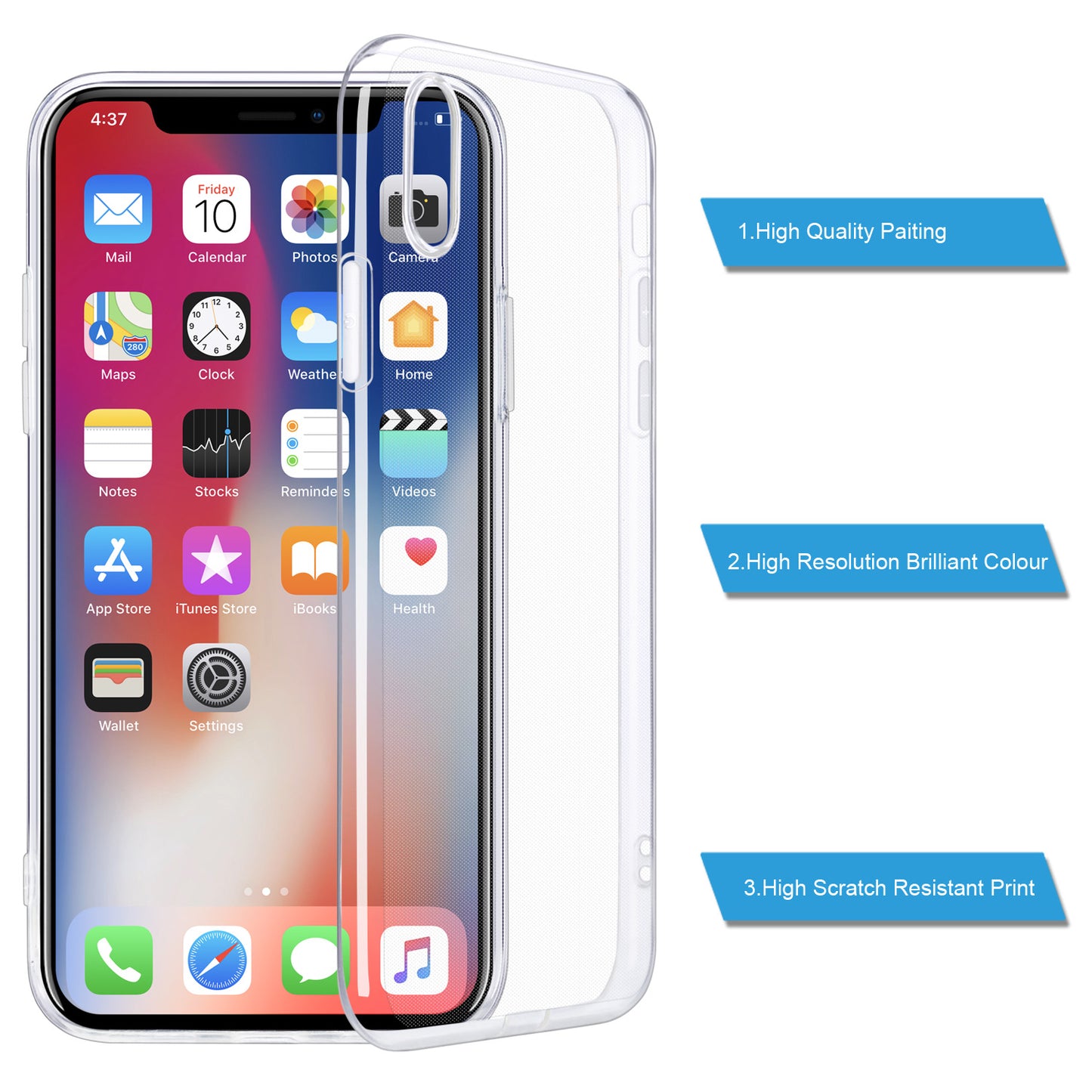 WEFOR Slim Clear Soft TPU Cover Iphone case