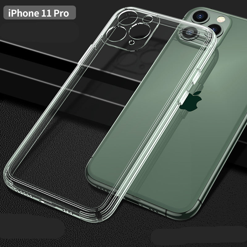 silicone anti drop transparent iphone case