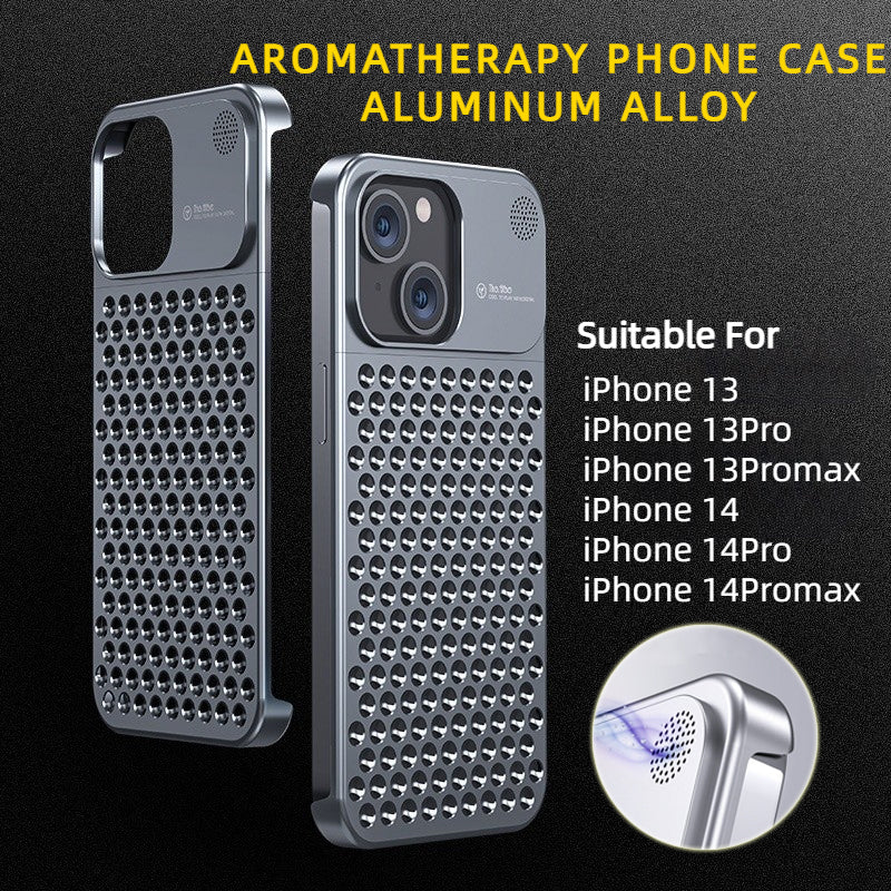 Aluminum Alloy Aromatherapy iPhone Case