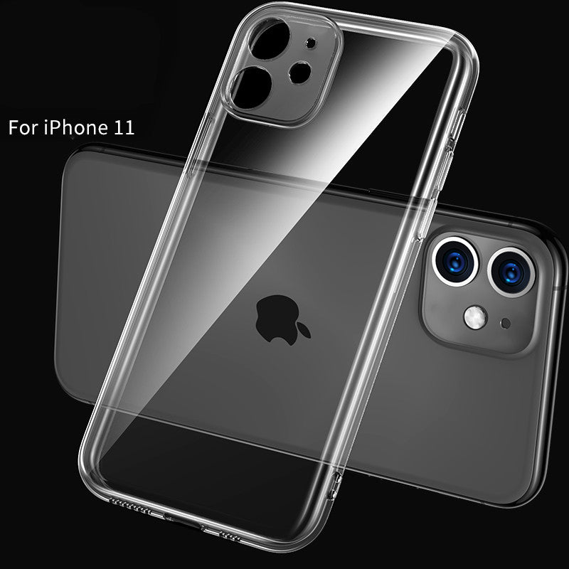 silicone anti drop transparent iphone case