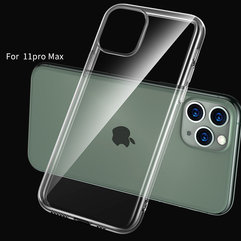 silicone anti drop transparent iphone case