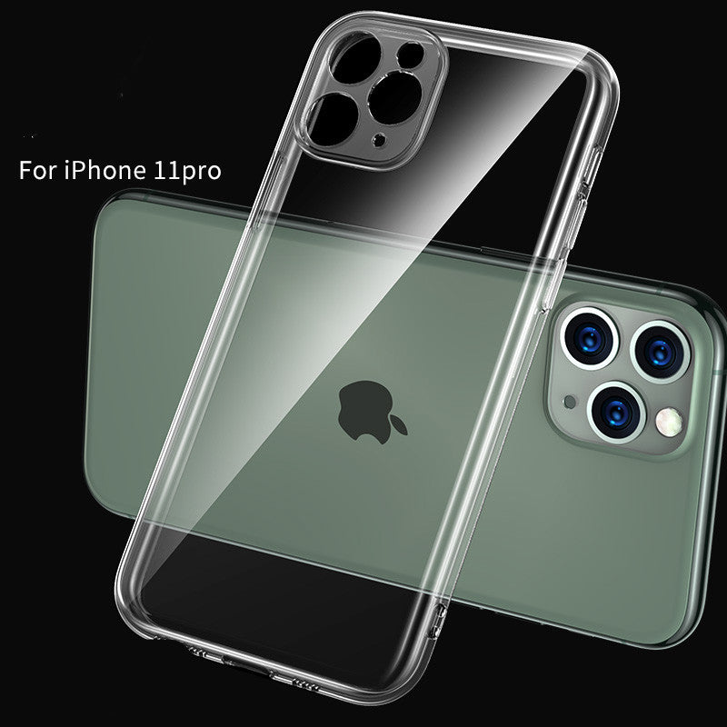 silicone anti drop transparent iphone case