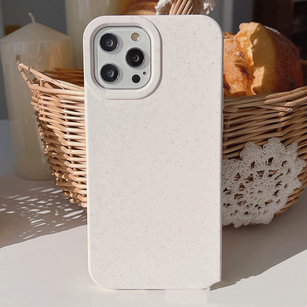 Fully Degradable Phone Case Suitable For Apple IPhone Pro Max Wheat Straw Protective Case