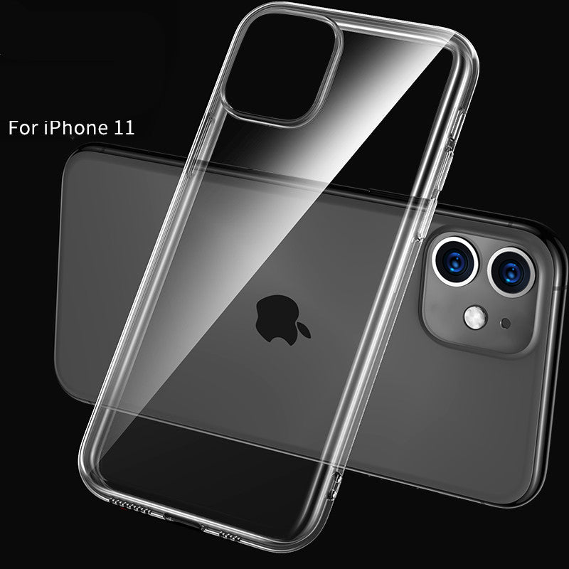 silicone anti drop transparent iphone case