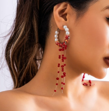 Halloween Pearl Necklace