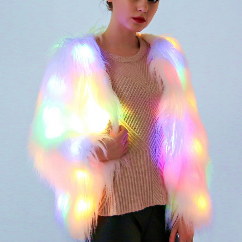 Fur Coat with LED