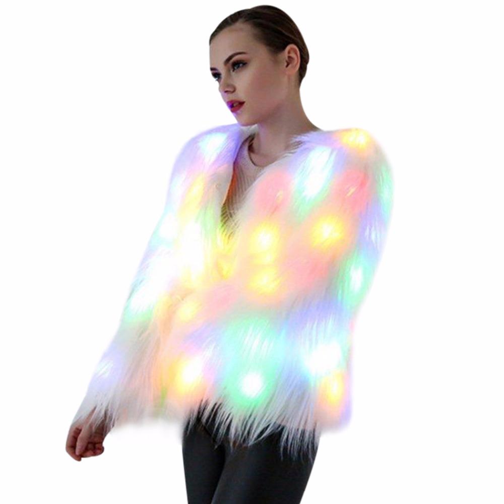Fur Coat with LED