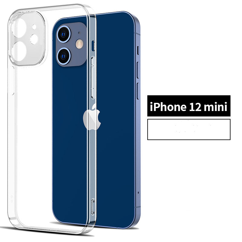 silicone anti drop transparent iphone case