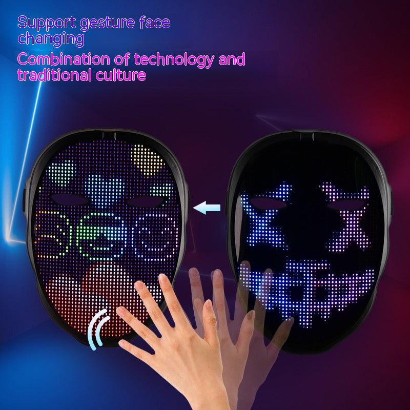 Halloween LED Face Changing Masks