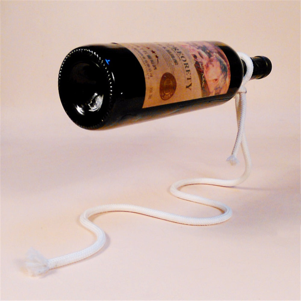 Floating Wine Bottle Holder Rope Lasso Wine Rack