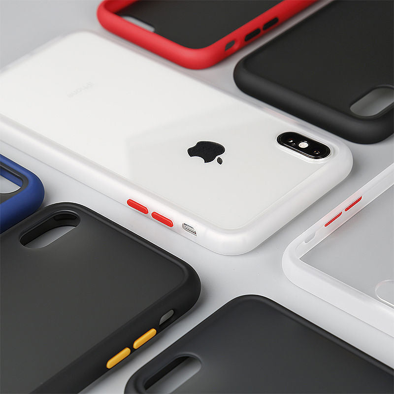 iPhone Case with transparent color contrast