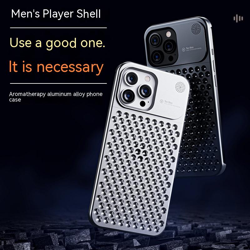 Aluminum Alloy Aromatherapy iPhone Case