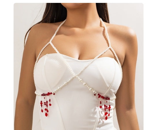 Halloween Pearl Necklace