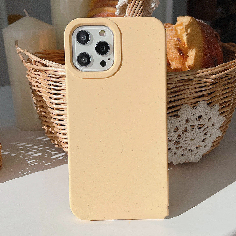 Fully Degradable Phone Case Suitable For Apple IPhone Pro Max Wheat Straw Protective Case