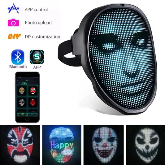 Halloween LED Face Changing Masks