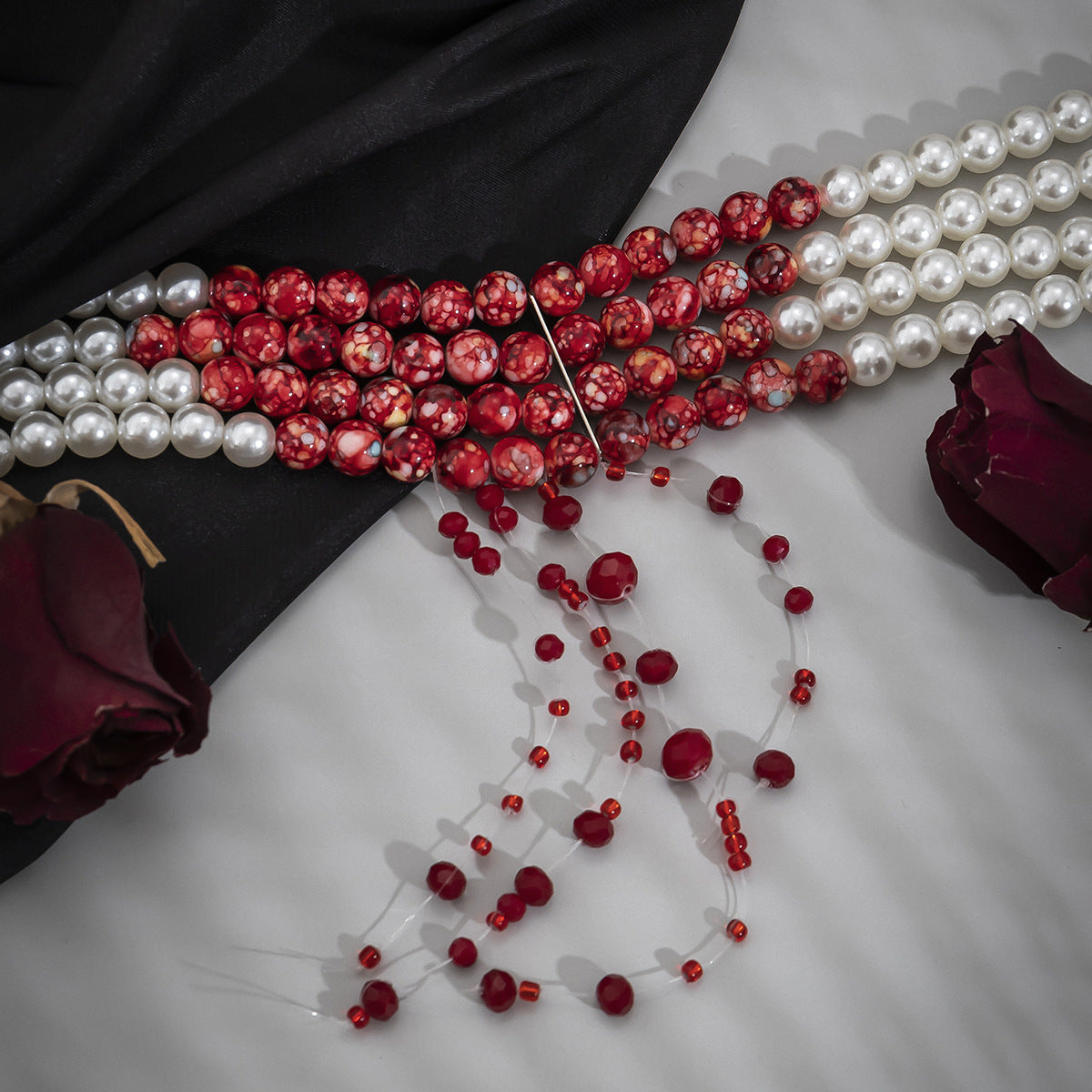 Halloween Pearl Necklace